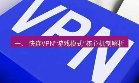 快连VPN 一、 快连VPN“游戏模式”核心机制解析