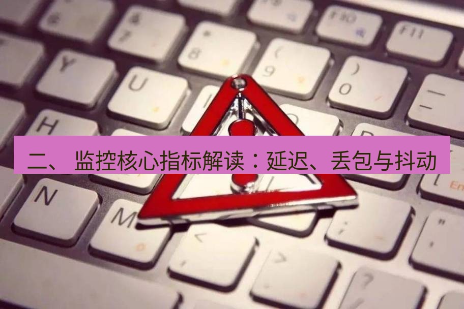 快连VPN 二、 监控核心指标解读：延迟、丢包与抖动